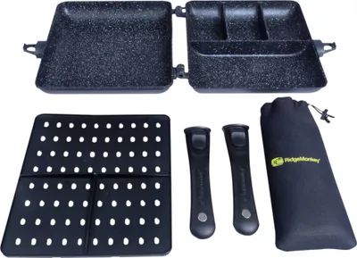Produktbild von RidgeMonkey Connect Combi & Streamer XXL Granite Edition - Pfanne