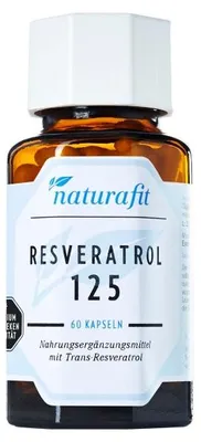 Image de naturafit Resveratrol 125 gélules, 60 gélules
