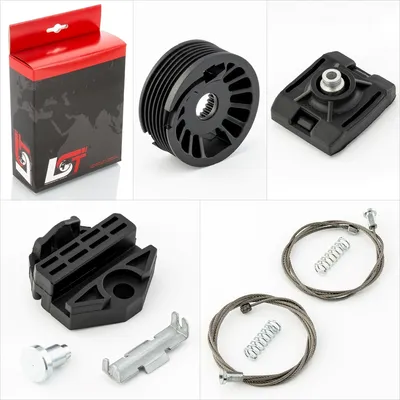 Produktbild von Fensterheber Reparatursatz Hinten Links + Rechts Für Mercedes 190 W201