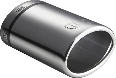 Produktbild von ULTER SPORT NX26 Auspuffblende Endrohr Blende 120mm Oval Edelstahl Verchromt