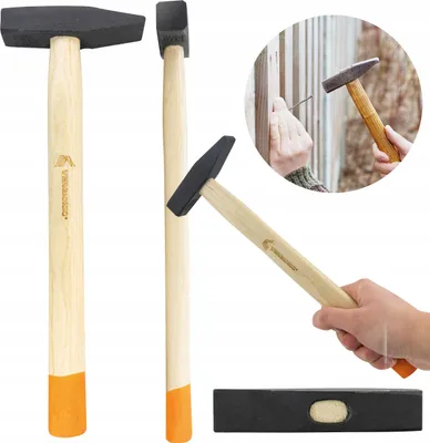 Produktbild von Zimmermannshammer 270g - Holzstiel Kohlenstoffstahl