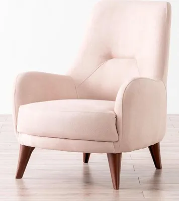 Produktbild von Eleganter Sessel Weicher Stoffbezug für stilvollen Komfort im Wohnbereich