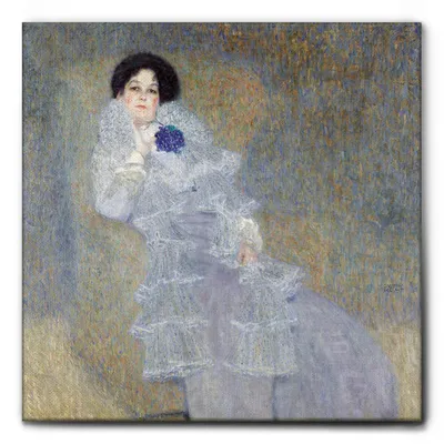 Immagine prodotto di Giallobus - Ritratto di Marie Henneberg - Gustav Klimt - 100L x 100l cm - Quadro - Tela Canvas Telaio Standard