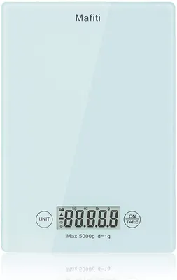 Immagine prodotto di Bilancia da cucina digitale - 5 kg - 1 g di precisione - Display LCD - Funzione tara