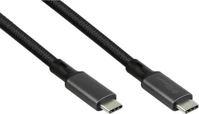Obrázok produktu pre Alcasa 2404-MT010S, 1 m, USB C, USB C, USB4 Gen 3x2, 40 Gbit/s, Čierna