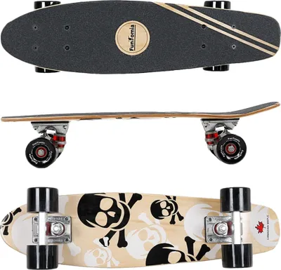 Produktbild von Design weiß Totenkopf FunTomia® Holz Mini-Board - 2060