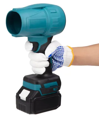 Produktbild von Drillpro 2000W Akku-Handventilator Brushless 150.000RPM Turbo Lüfter 200 m/s Hohe Temperatur Wiederaufladbar Vielseitiges Reinigungsgerät 2 Akkus