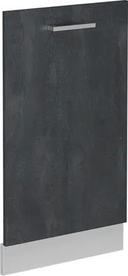 Produktbild von Geschirrspülblende Vicco R-Line Schwarz Beton 45 cm ohne Arbeitsplatte, Model 54525