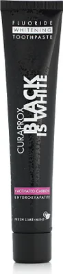 Produktbild von Curaprox black is white Kohlezahnpasta 90 ml