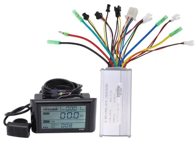 Produktbild von 36/48V 500/750W Elektro-Fahrrad-Roller-Brushless-Controller-Kit mit 9 Mosfet LCDS900-Messgeräten