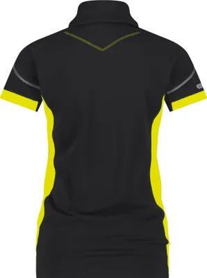 Produktbild von DASSY Poloshirt VERACRUZ Women Gr. S  schwarz/gelb