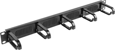 Produktbild von Lanberg Kabelführungspanel 19" Bürstenleiste Typ B schwarz