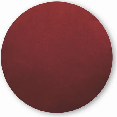Produktbild von Kissenbezug rund 50 cm bordeaux Leinenoptik Kissenhülle Struktur Deko Kissen