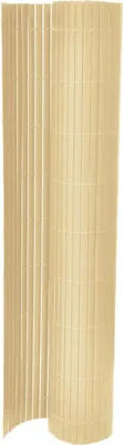 Produktbild von vidaXL Zaunpaneele Gelb PVC