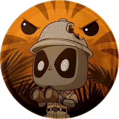 Produktbild von Marvel Safari Deadpool  - Funko Button Ansteckbutton