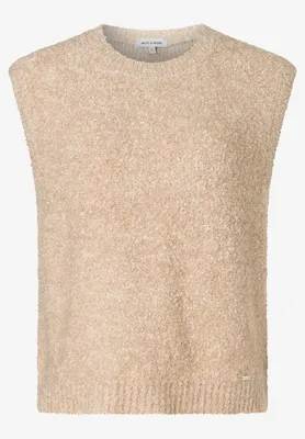 Produktbild von MORE & MORE Bouclé Melange Pullu 0218 almond mela 38