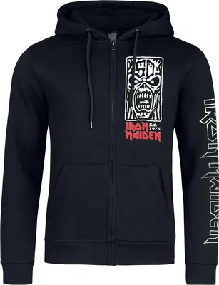 Produktbild von Iron Maiden Kapuzenjacke Herren Portrait Scream schwarz S