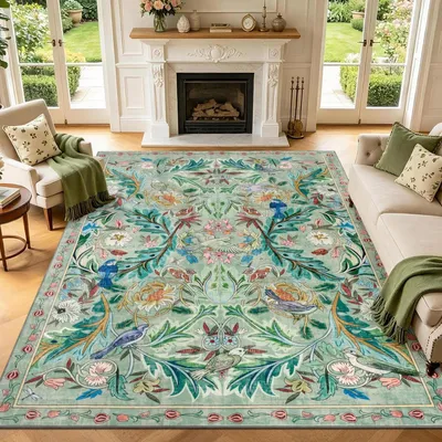 Productafbeelding van Wasbare Boho Tapijt voor Woonkamer 160x230cm met Antislip