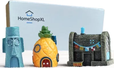 Produktbild von Aquarium-Dekoration MINI – Ornamente – 3er-Set – Spongebob