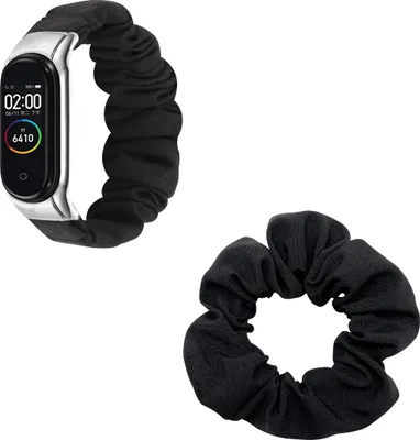 Immagine prodotto di INF Cinturino elastico in nylon compatibile con Xiaomi 8 - 1 pezzo Nero