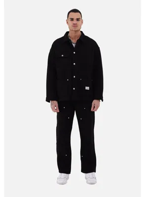 Produktbild von Jacke Jogginghose Set Oversize Jogger Hemdjacke M Schwarz