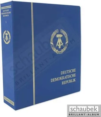 Produktbild von Schaubek Album DDR 1978-1990 Standard im Ganzleinen-Schraubbinder blau, Band III ohne Schutzkassette