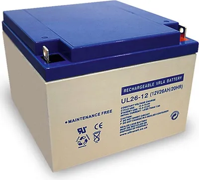 Produktbild von Ultracell UL26-12 Blei Akku 12 Volt mit 26Ah und M5 Schraubanschluss