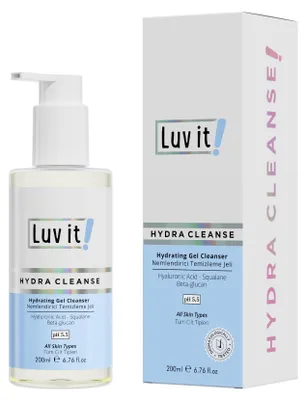 Produktbild von Reinigungsgel mit Hyaluronsäure, Squalan & Beta-Glucan – Luv it!