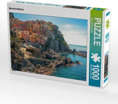 Produktbild von CALVENDO Puzzle Manarola Marina | 1000 Teile Lege-Größe 64x48cm Foto-Puzzle für glückliche Stunden