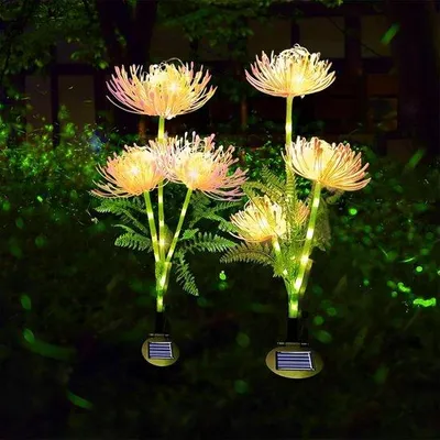 Obrázek produktu pro Solární osvětlení pro venkovní použití Voděodolné solární lampy do zahrady, na balkon a jako zahradní doplňky