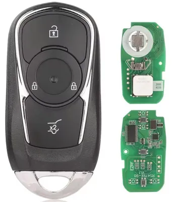Immagine prodotto di Chiave auto programmabile completa, Techstar, con 4 pulsanti HYQ4EA 433.92 MHz telecomando smart con chip ID46 per Opel Astra K Insignia, lama non lavorata