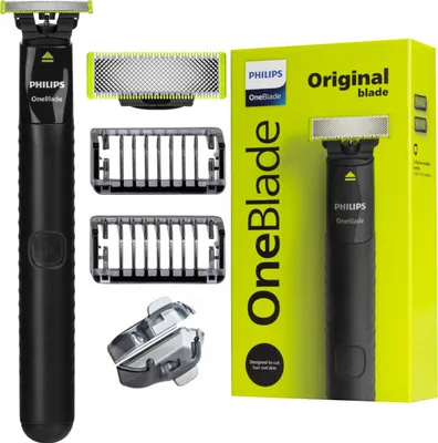Obrázok produktu pre Philips Norelco OneBlade QP1424/10, Planžetový holiaci strojček, Uhlie, Batérie, Nikel-Metal Hydrid (nimh), 30 min, 8 h
