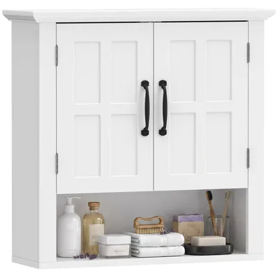 Produktbild von HOMCOM Badezimmerschrank Küchenschrank Badregal Wandschrank offene Ablage