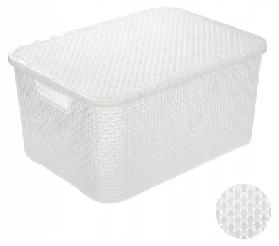 Produktbild von BranQ Rattan Aufbewahrungsbox mit Deckel für Schuhe