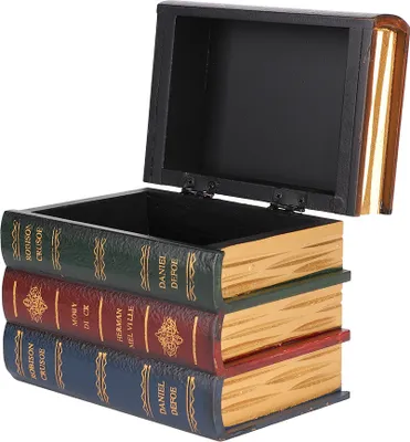 Image de Simulation Décoration de livre,Boîte de rangement de livres,Boîte à bijoux