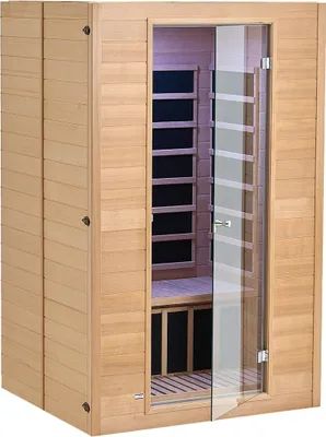 Immagine prodotto di Sauna in legno a infrarossi lontani Sauna domestica Spa per 2 persone 1800 W