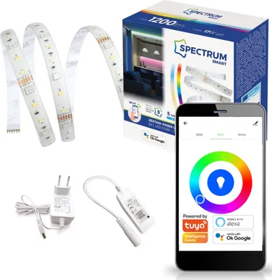Zdjęcie produktu dla Taśma Pasek LED 17W RGB + CCT IP20 SMART TUYA Wi-Fi 5m Spectrum LED