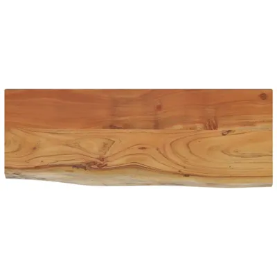 Zdjęcie produktu dla Półka ścienna, 50x20x2,5 cm, drewno akacjowe, naturalna krawędź