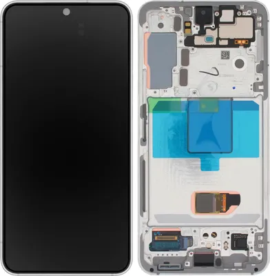 Produktbild von Samsung Display-Einheit + Rahmen Display Galaxy S22 weiß GH82-27520B