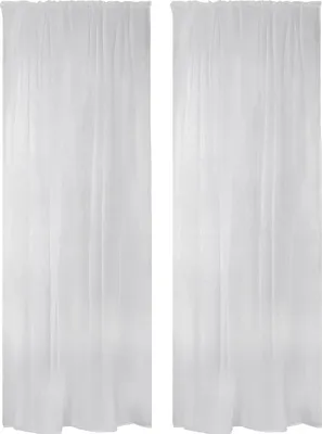 Produktbild von WOLTU Gardinen Wohnzimmer mit Kräuselband transparent Vorhang Leinenoptik Halbtransparent Voile Fensterschal Dekoschal Leinenvorhang Stores für Kinderzimmer Schlafzimmer 140x245 cm Hellgrau