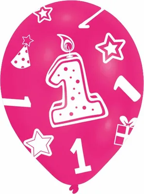 Produktbild von Amscan INT995654, Spielzeugballon, Latex, Pink, 10 Stück(e)
