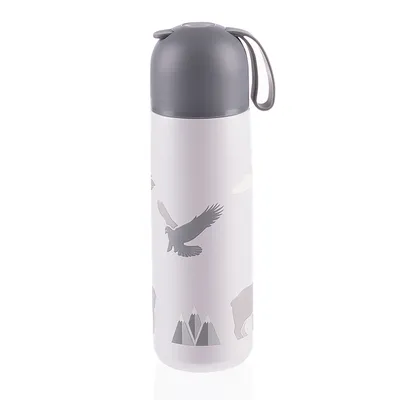 Obrázok produktu pre ZOPA termoska na tekutiny so silikónovým držiakom 400 ml hory