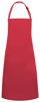 Obrázek produktu pro Karlowsky – zástěra s laclem „Basic“ LT4280 (jednotná velikost) (malinová)