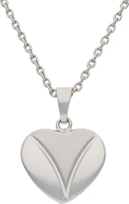 Produktbild von JuwelmaLux Anhänger 925/000 Sterling Silber Herz Gravurplatte JL30-02-3932