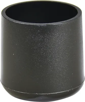 Produktbild von WAGNER Kappen für Stahlrohr rund 4tlg. - Ø 22 / 25 x 25 mm, Abrieb 4 mm, Kunststoff schwarz - 15062299