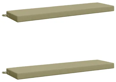 Imagen del producto de Cojines para bancos SOEST 2 uds. 100% Poliéster Verde claro