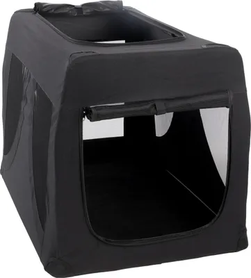 Image de Flamingo cage de transport Gepetto noir, taille : XL