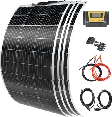 Obrázek produktu pro Solární panel, flexibilní instalace, vysoká účinnost, 12V 600W