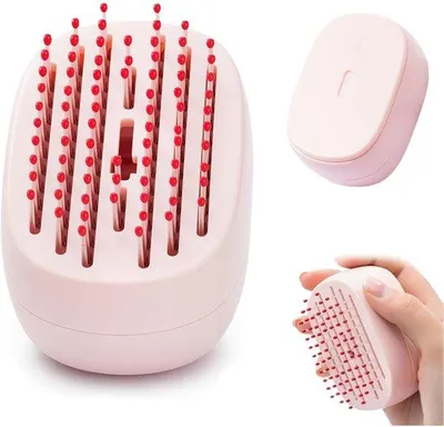 Produktbild von Solidchoice – Selbst-reinigungende Bürste für lockiges Haar, geeignet für alle Haartypen