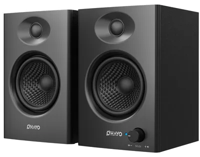 Productafbeelding van Boekenkastluidspreker Stereo - 60 Watt Uitgangsvermogen, AUX Bluetooth RCA